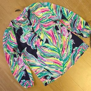 Lilly Pulitzer xxs silk top